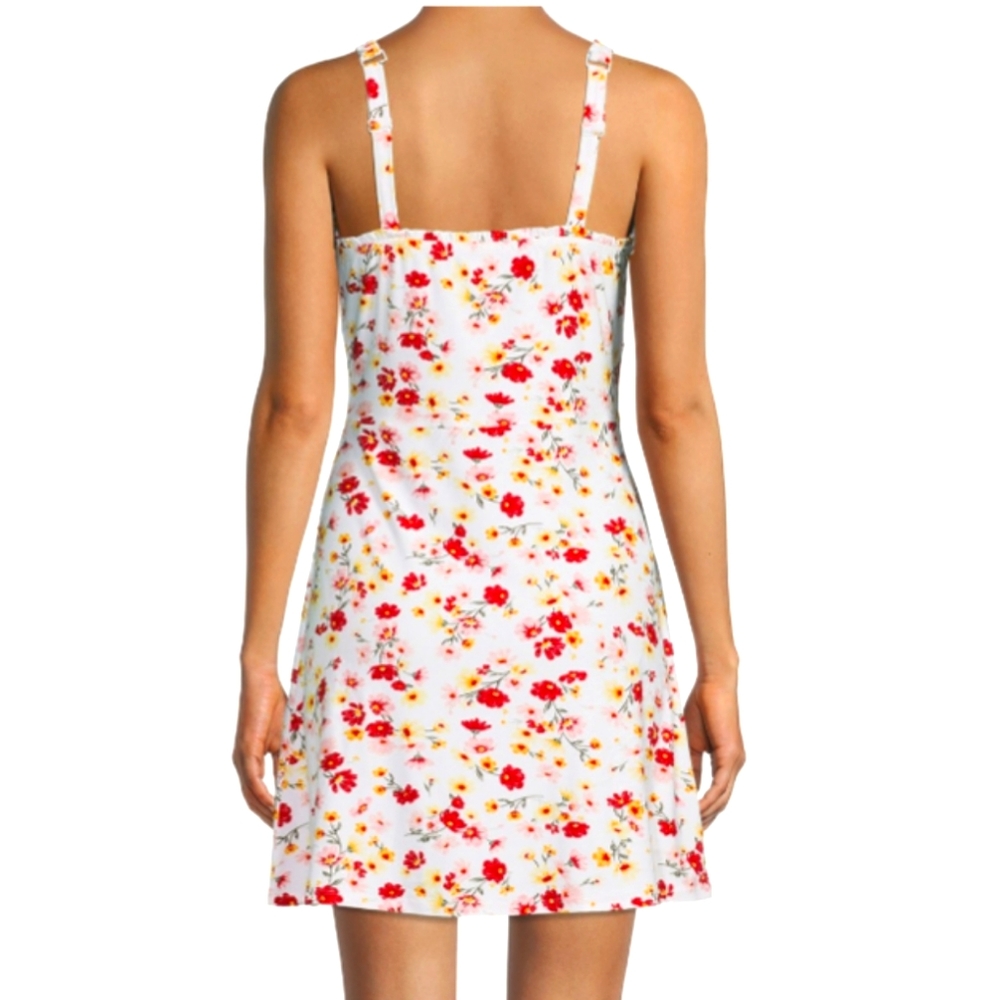 No Boundaries Juniors' Milk Maid Button Front Dress size L (11-13)